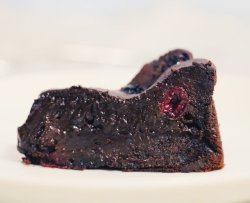 小嶋ルミ的黑加仑熔岩巧克力蛋糕