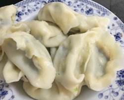 韭菜鸡蛋大虾仁饺子