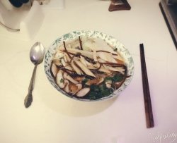 日式菌菇椿苗味增素面