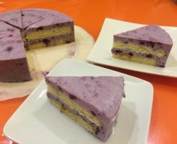 蓝莓慕斯蛋糕