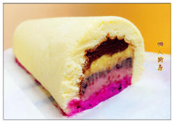 彩虹芝士蛋糕卷