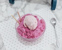 火龙果酸奶刨冰