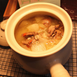 喝点汤--冬瓜薏米老鸭汤