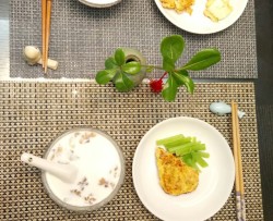 豆腐饼,柔软的早餐