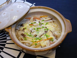 蘑菇菜粥