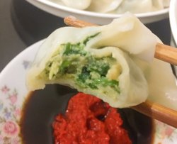 猫猫家的韭菜猪肉饺子