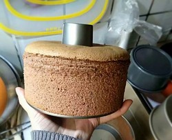 六寸巧克力戚风