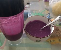 紫薯椰汁粉