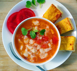 西红柿疙瘩汤,十分钟搞定,早餐可以吃三大碗