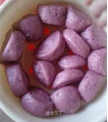 宝宝餐——紫薯奶香小馒头