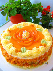 盛开的牡丹——生日蛋糕