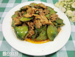 家常小菜——扁豆炒肉