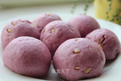 一样的紫薯，不一样的味道——花生紫薯馒头