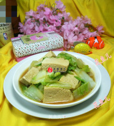 冻豆腐白菜