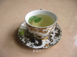 夏日清凉饮品-——清爽薄荷茶