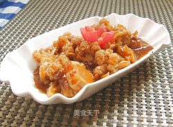 黄豆酱烧菜花