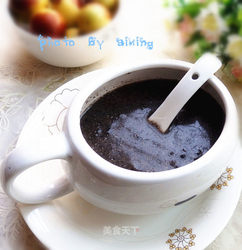 黑芝麻核桃糊---在家制作零添加剂的健康食品