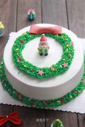 【番茄配方】圣诞花环奶油蛋糕——圣诞的气息更加浓郁啦!