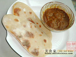 大饼蘸咖哩
