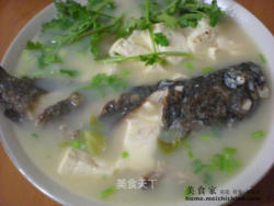 黑头鱼炖豆腐