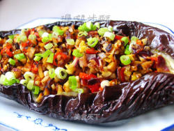 简单烤箱菜——香菇蒜茸烤茄子