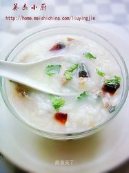 快手版皮蛋瘦肉粥