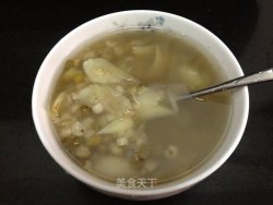 电高压锅版薏仁百合绿豆汤