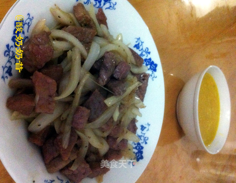 牛排新吃法——洋葱牛排