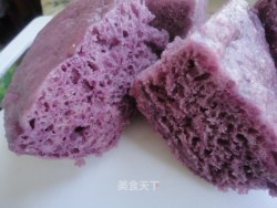松软美味··紫薯发糕