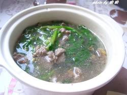 茼蒿牛肉汤