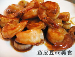 蚝油虾仁