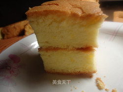 第一次做的戚风蛋糕