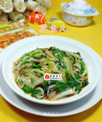 韭菜虾皮炒白菜