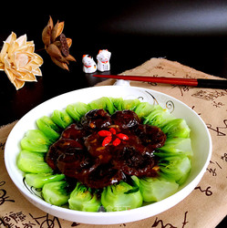 蚝油香菇菜心