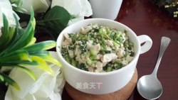 茼蒿炒小豆腐