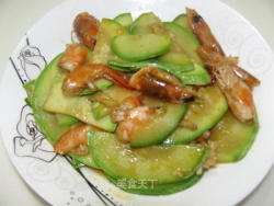 美味简单小菜---西葫芦虾