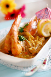 【冬季养生菜】——泰式红咖喱虾