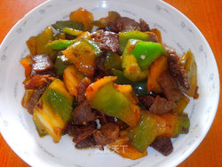 青椒炒肉