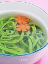 水清清碧波荡漾の菠菜面条