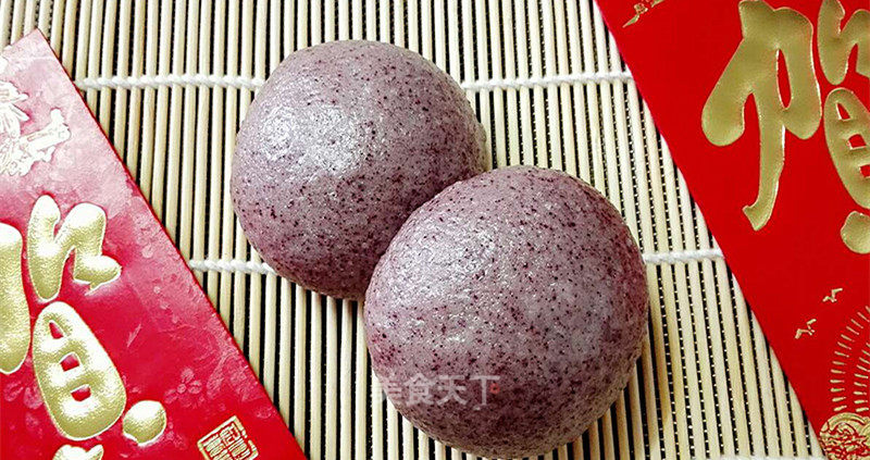 紫米馒头