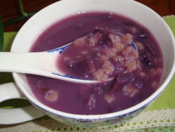 紫薯玉米粥——营养从早餐开始