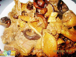 香菇焖烧鸭
