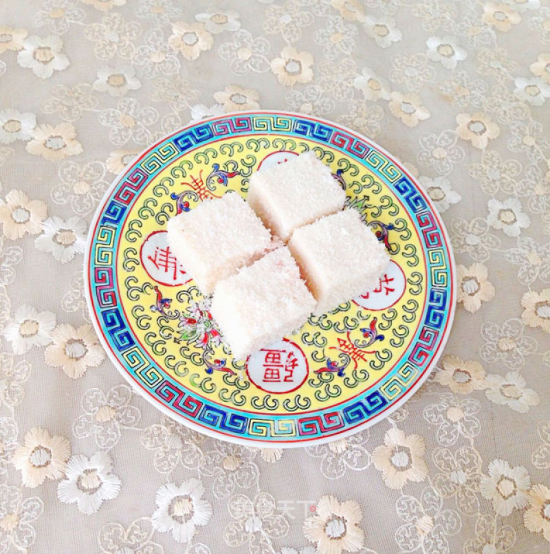 【玫瑰椰丝小方】---回忆上海的甜味小点