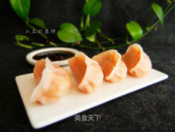 火龙果皮水饺