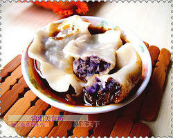 紫甘蓝菜肉水饺