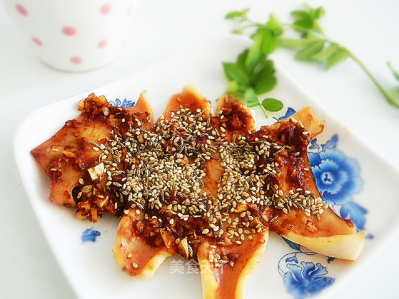辣味蒜香烤鱿鱼