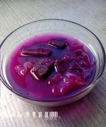 紫薯银耳甜汤——快速做出妖娆的银耳汤
