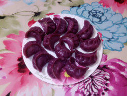 养颜紫薯蒸饺
