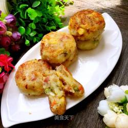 杂蔬土豆泥饼