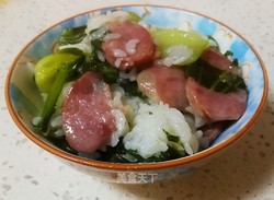 香肠油菜饭